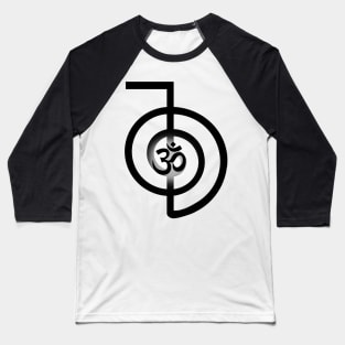 Spiritual Cho-Ku-Rei and Om symbols Baseball T-Shirt